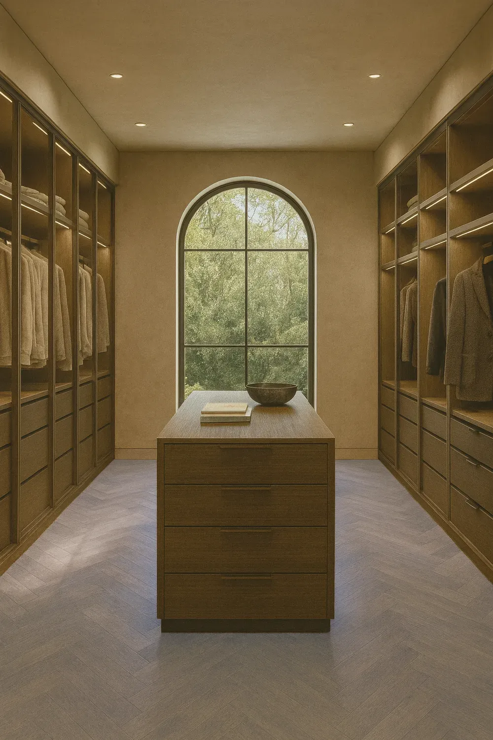 Marrone Oak · Herringbone