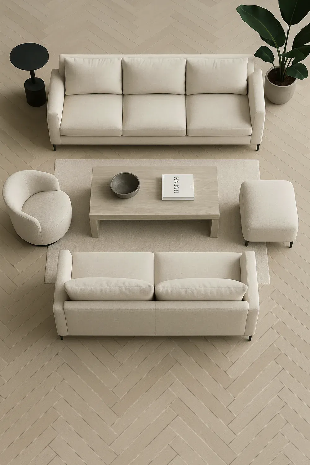 Panania Oak · Herringbone