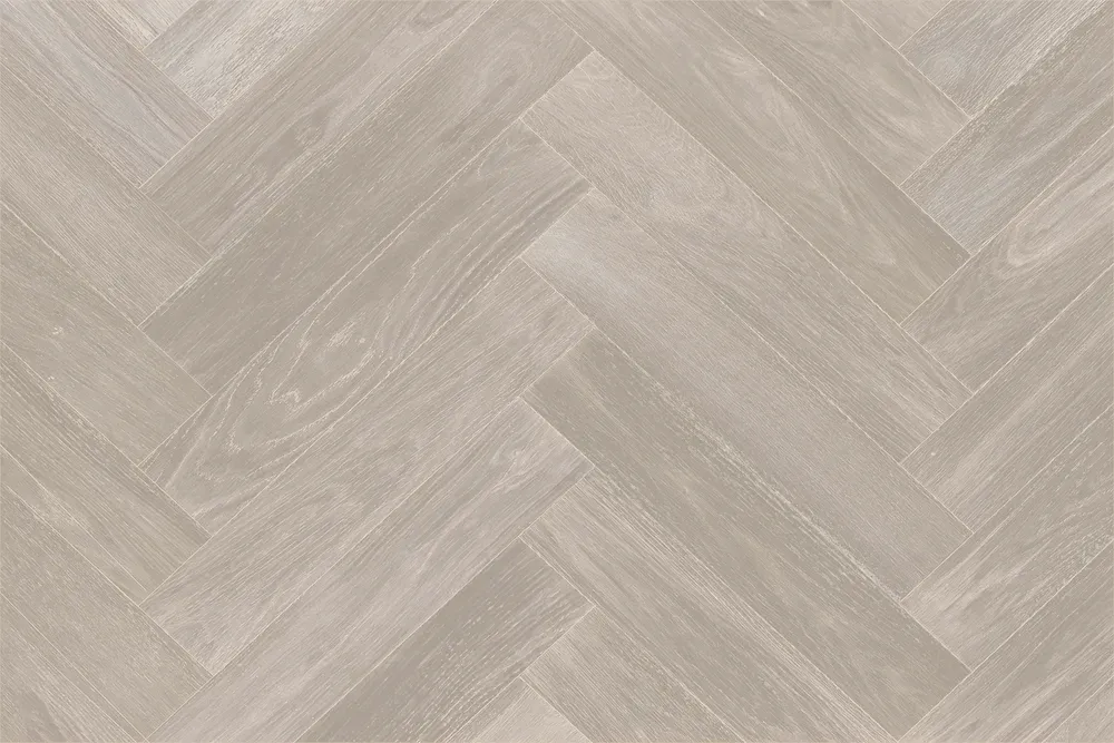 Pearl White Herringbone