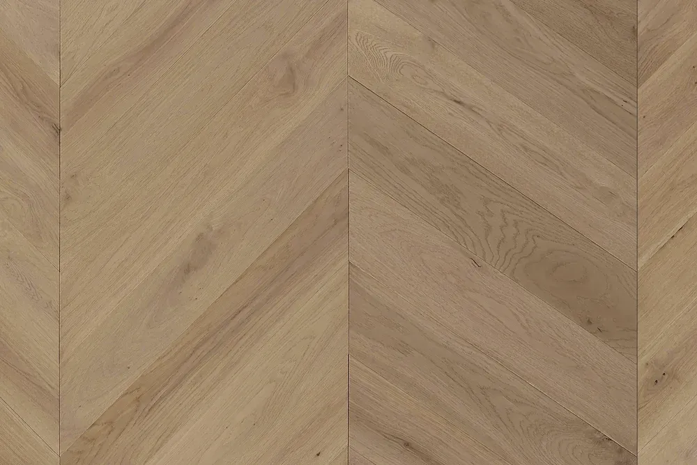 British Oak Natural Chevron
