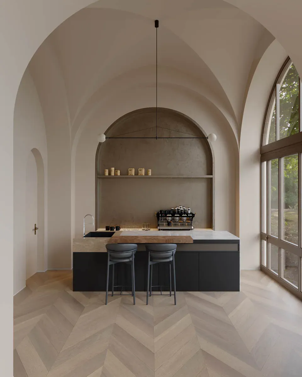 Terrace Grey · Chevron