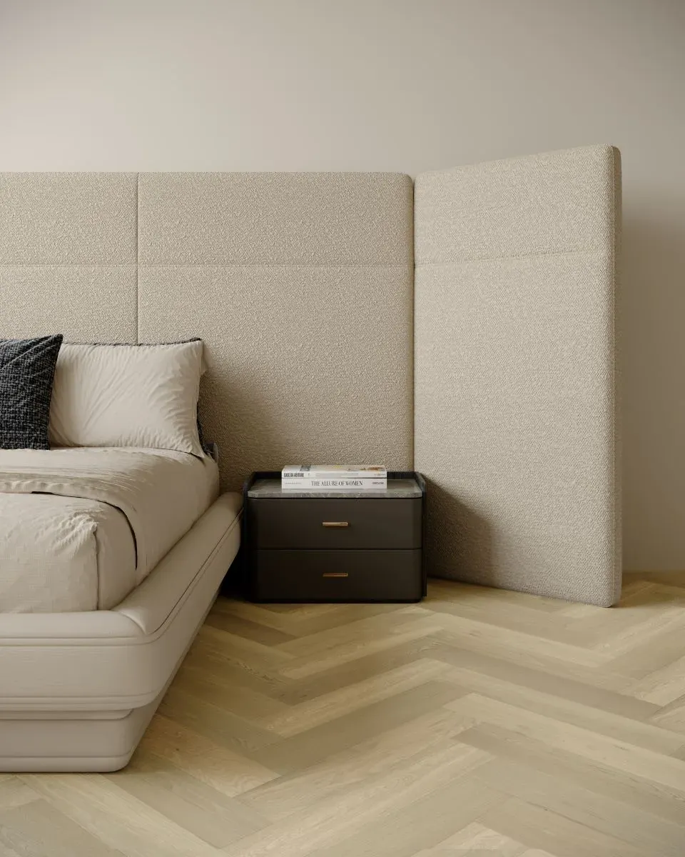 Mellow Beige · Herringbone
