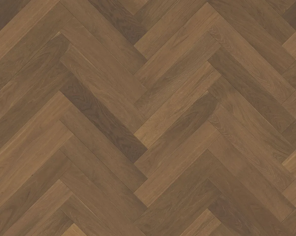 Smoked Brown Herringbone