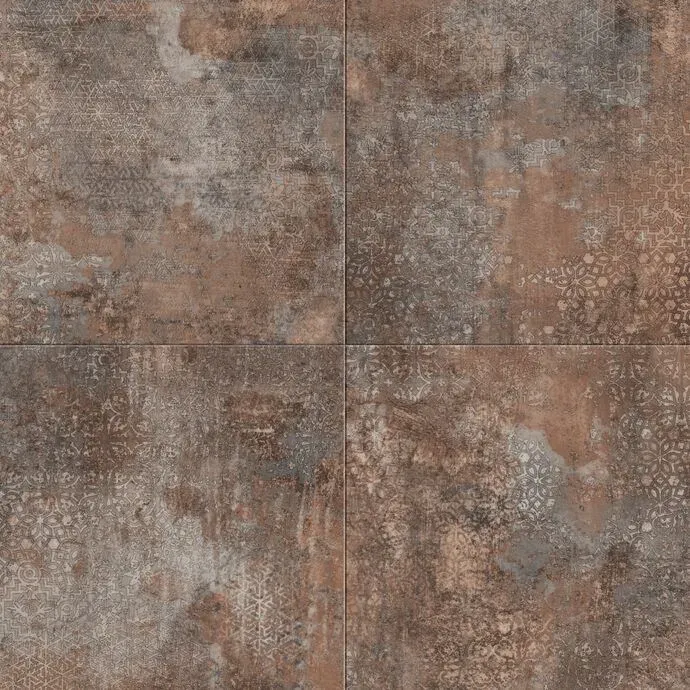 Rusted Stencil Concrete Straight